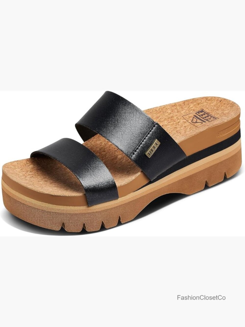 Platform Sandal with Arch Support and Ultra Soft Cushion Footbed